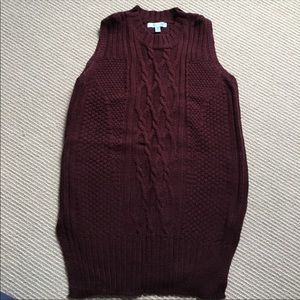 Sleeveless sweater size S. From a smoke free home.